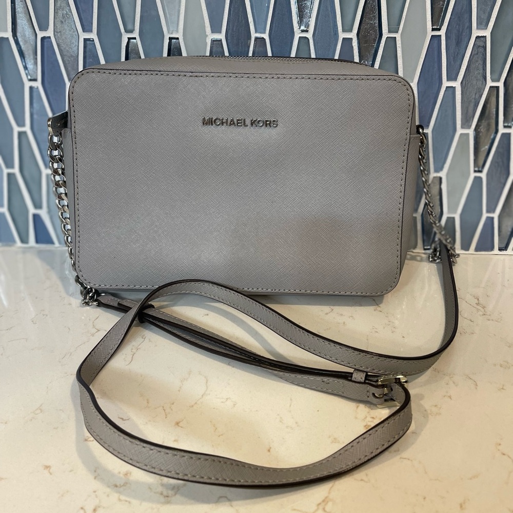 Michael Kors Silver Jet Set Bag